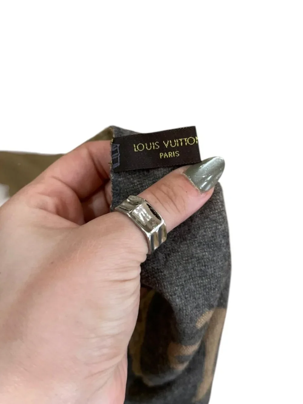 Louis Vuitton Monogram Logomania Cashmere & Silk Wrap Scarf